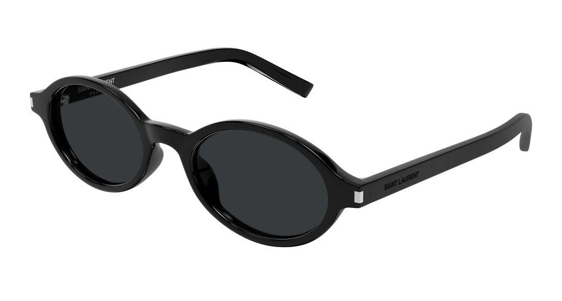 Óculos de sol saint laurent sl 751 jeanne 001 negro round/oval/panthos femenino tamanho 50mm - Vista principal