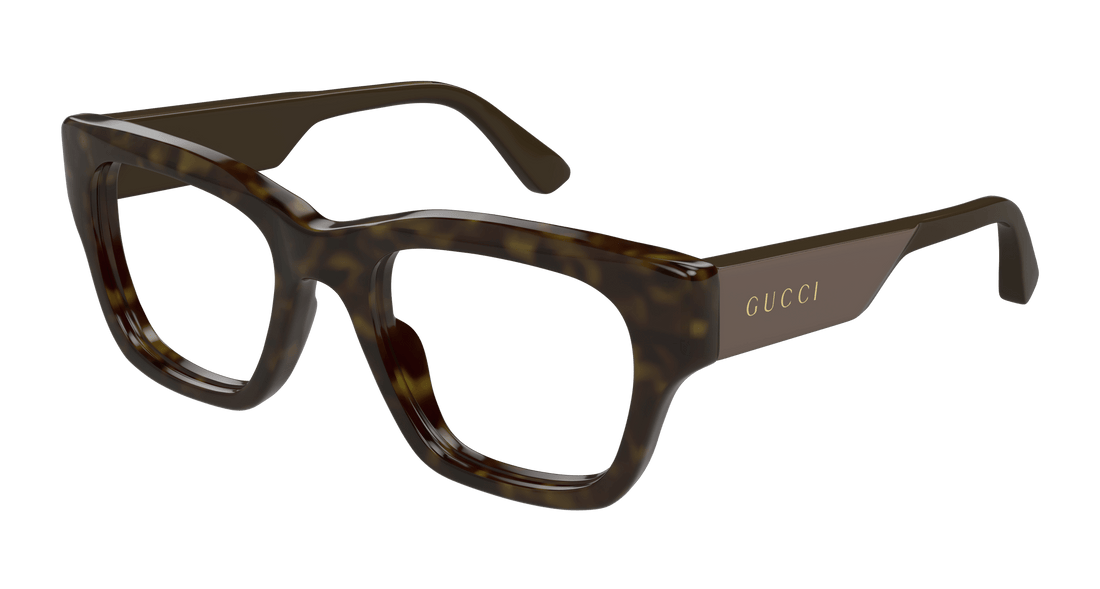 Dioptrijske naočale gucci gg1669o 008 havana rectangular / squared masculino veličina 52mm - Glavni prikaz