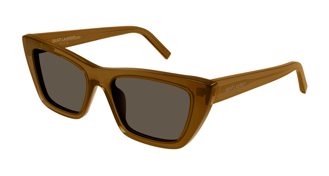 Sonnenbrillen saint laurent sl 276 mica 060 marron cat eye femenino größe 55mm - Hauptansicht