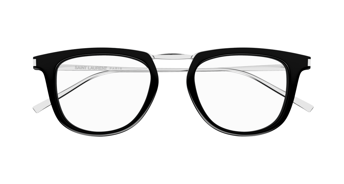 Lunettes de vue saint laurent sl 753 opt 001 negro round/oval/panthos unisex taille 50mm - Vue détaillée
