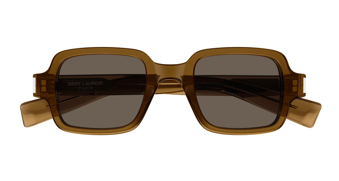 Sonnenbrillen saint laurent sl 720 005 marron rectangular / squared unisex größe 48mm - Detailansicht
