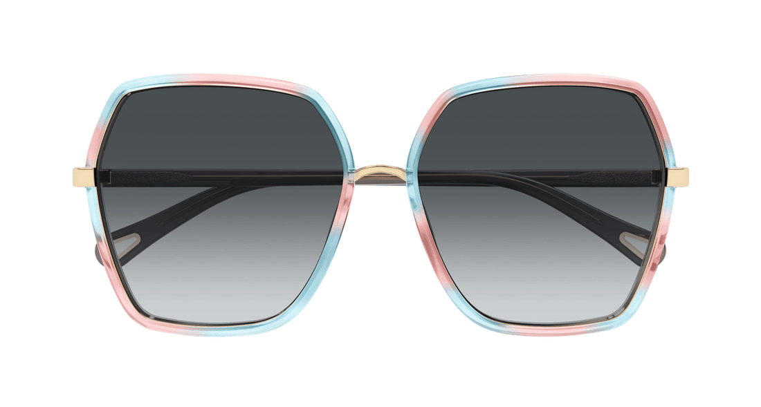 Lunettes de soleil chloé ch0262s 001 havana rectangular / squared femenino taille 58mm - Vue détaillée