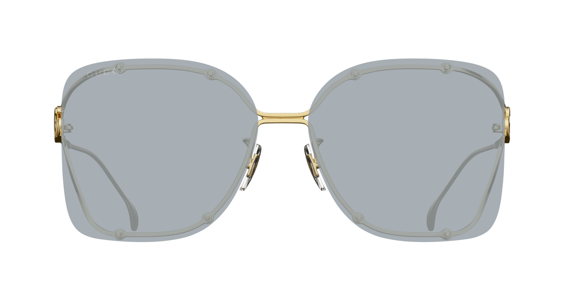 Sonnenbrillen gucci gg1713sa 001 dorado rectangular / squared femenino größe 60mm - Detailansicht