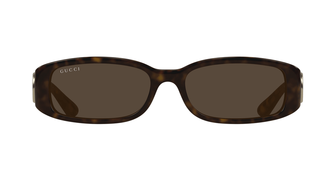 Sunglasses gucci gg1661s 002 havana rectangular / squared femenino size 54mm - Detailed view