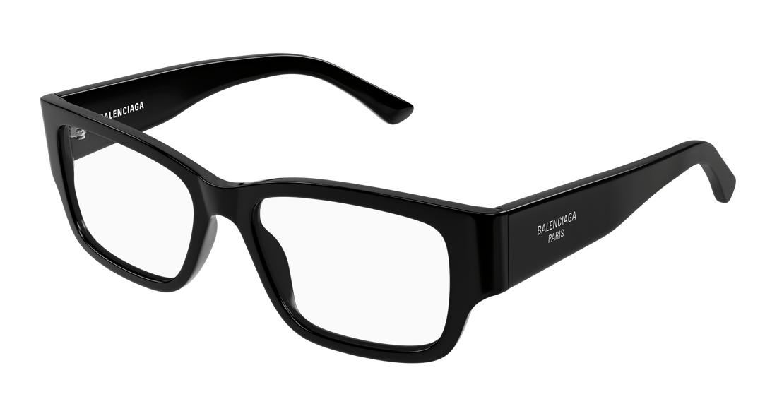 Gafas graduadas balenciaga bb0371o 001 negro rectangular / squared masculino talla 53mm - Vista principal