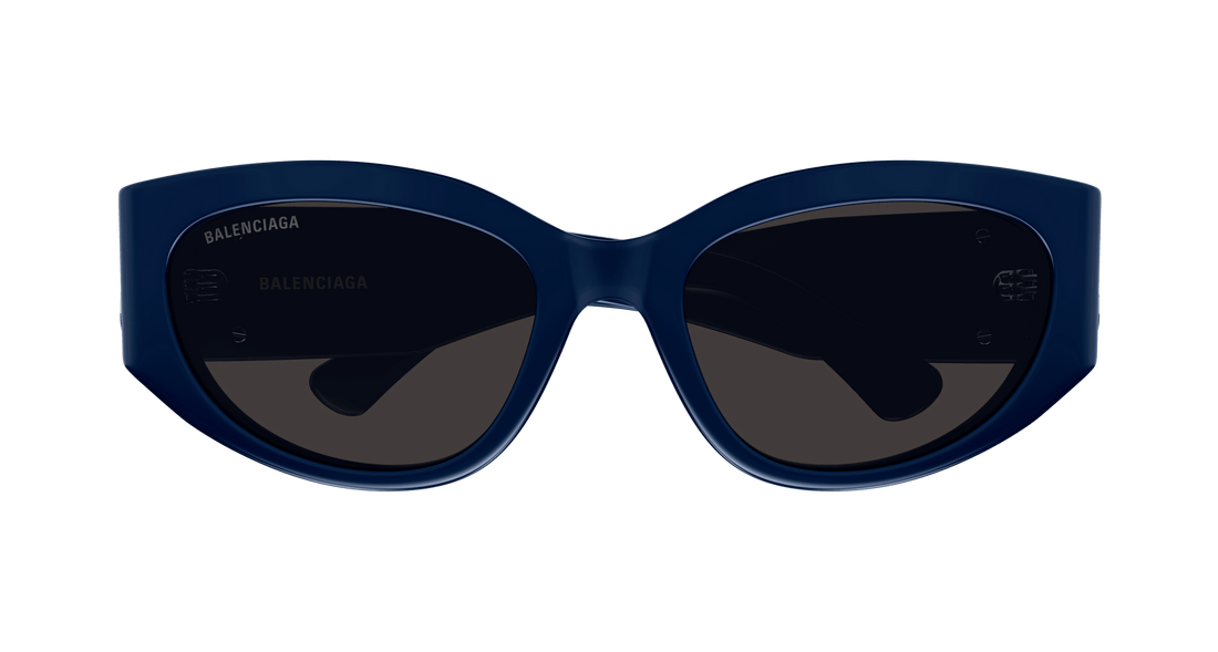 Gafas de sol balenciaga bb0324sk 008 azul oval femenino talla 55mm - Vista de detalle