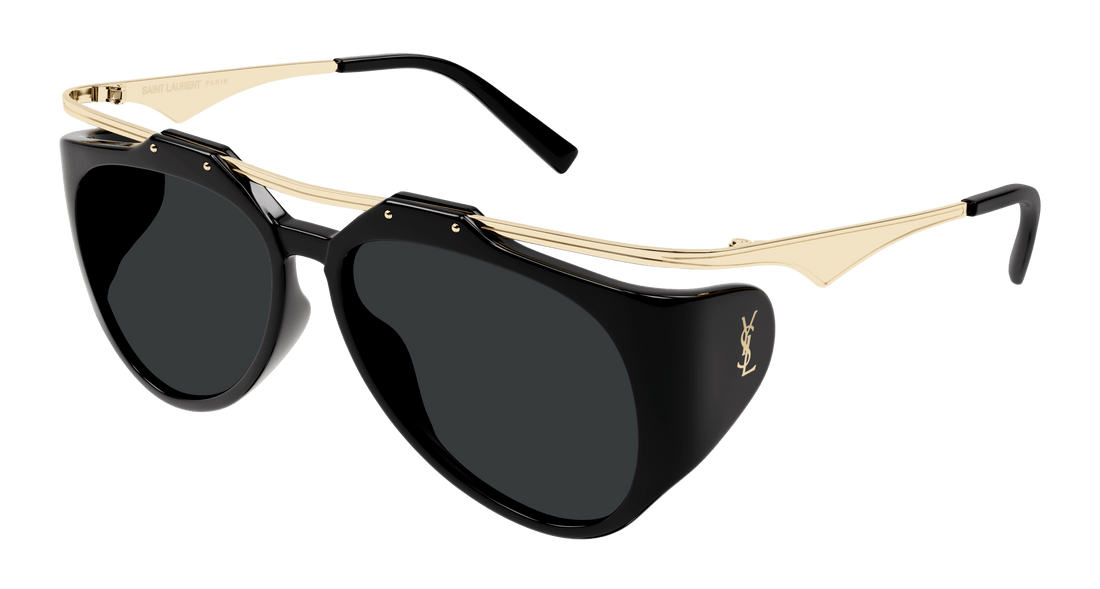 Óculos de sol saint laurent sl m137 amelia 001 negro pilot femenino tamanho 55mm - Vista principal