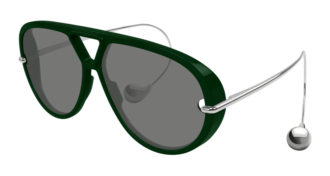 Occhiali da sole bottega veneta bv1273s 008 verde pilot femenino taglia 63mm - Vista principale