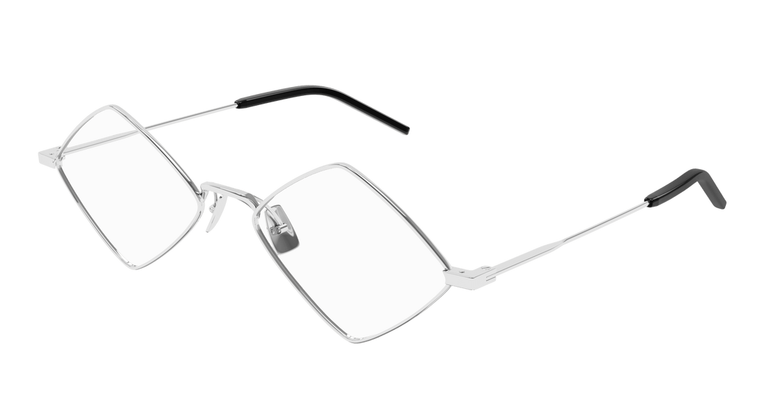 Brillen saint laurent sl 302 lisa opt 002 plateado geometrical/directional femenino größe 55mm - Hauptansicht