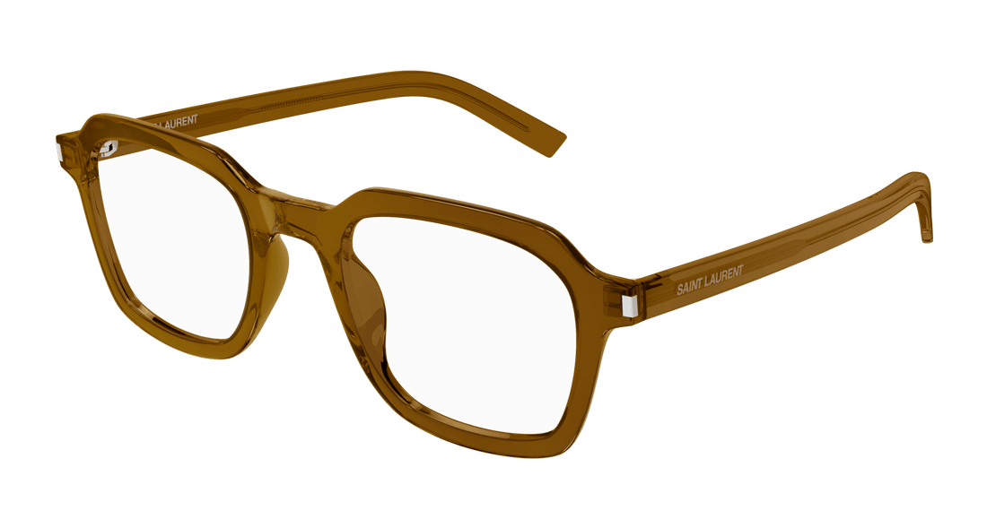 Dioptrijske naočale saint laurent sl 715 slim opt 005 marron rectangular / squared unisex veličina 49mm - Glavni prikaz