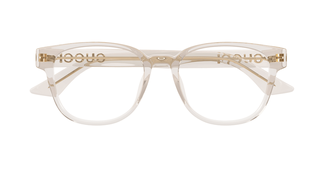 Prescription glasses gucci gg1746oa 002 rosa round/oval/panthos unisex size 52mm - Detailed view