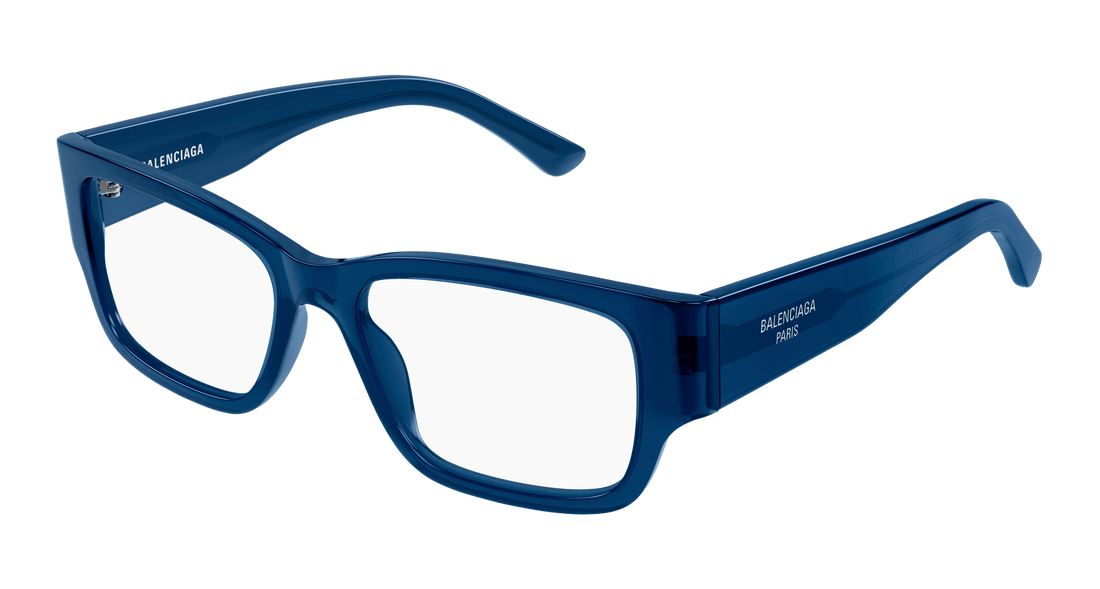 Gafas graduadas balenciaga bb0371o 003 azul rectangular / squared masculino talla 53mm - Vista principal