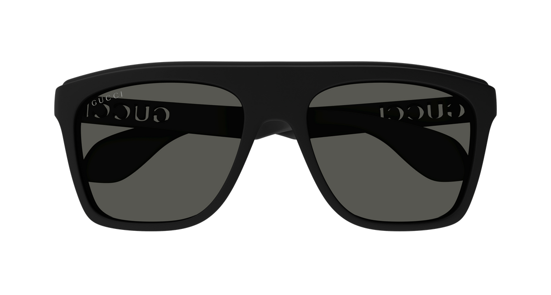 Sonnenbrillen gucci gg1570s 001 negro rectangular masculino größe 57mm - Detailansicht