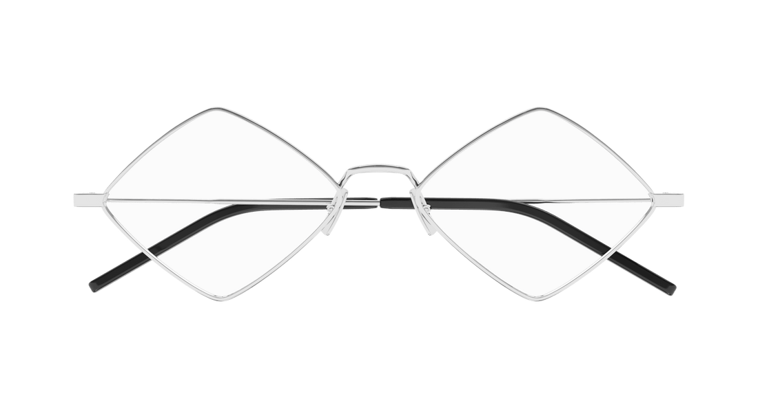 Brillen saint laurent sl 302 lisa opt 002 plateado geometrical/directional femenino größe 55mm - Detailansicht