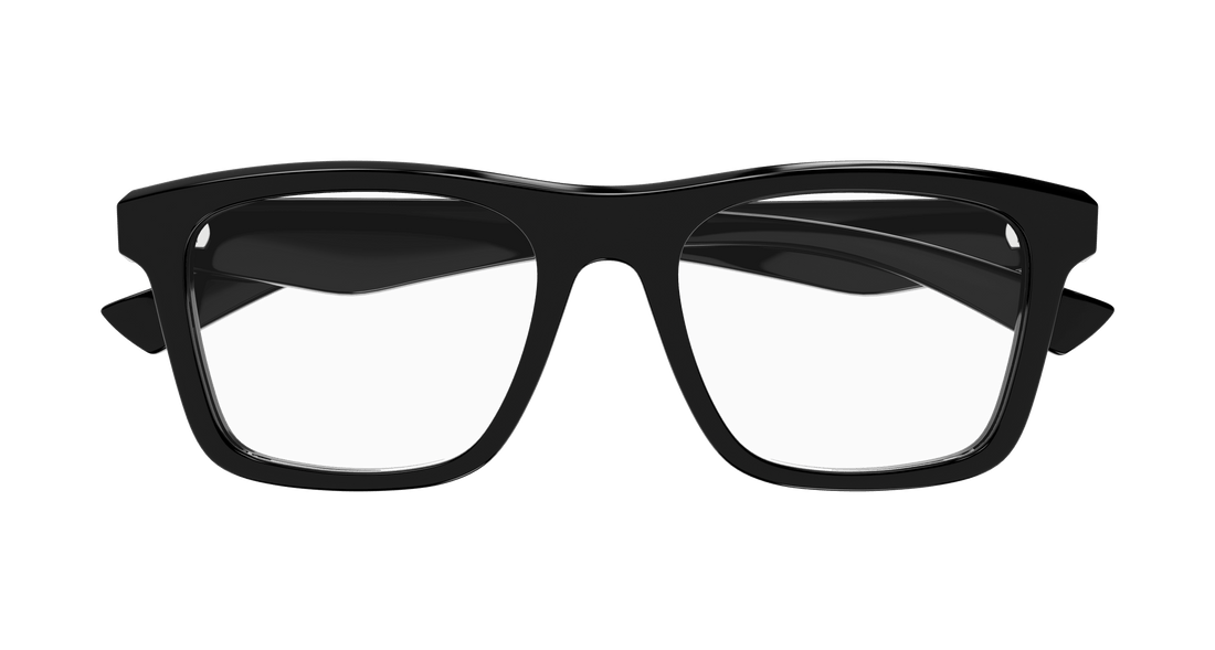 Gafas graduadas alexander mcqueen am0475o 006 negro rectangular / squared unisex talla 56mm - Vista de detalle