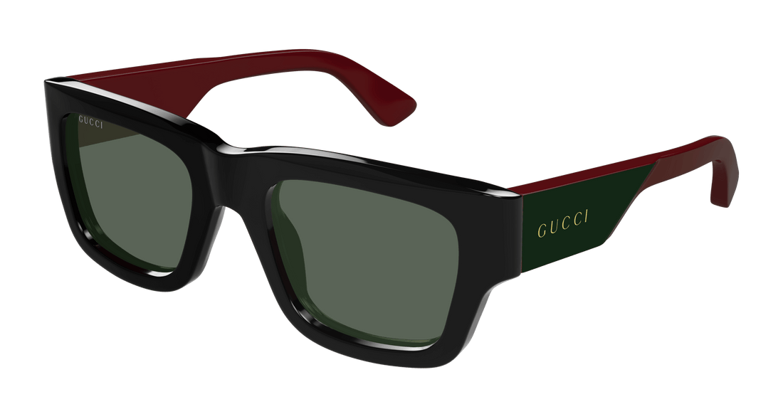 Sunglasses gucci gg1668s 003 negro rectangular / squared masculino size 52mm - Main view