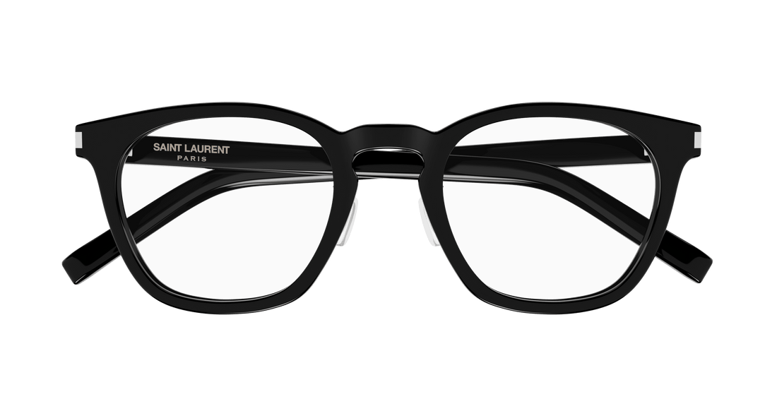 Occhiali da vista saint laurent sl 28/j 001 unisex taglia 49mm - Vista dettagliata