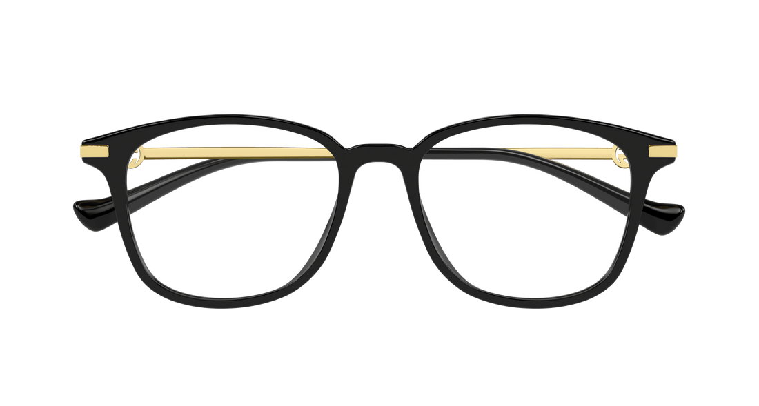 Occhiali da vista gucci gg1745oa 001 negro round/oval/panthos femenino taglia 53mm - Vista dettagliata