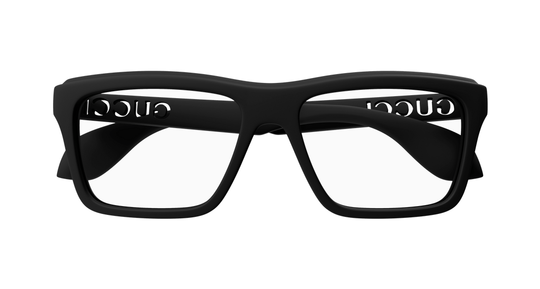 Óculos graduados gucci gg1573o 001 masculino tamanho 55mm - Vista de detalhe