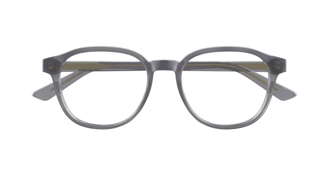Occhiali da vista bottega veneta bv1312o 009 gris round/oval/panthos masculino taglia 52mm - Vista dettagliata