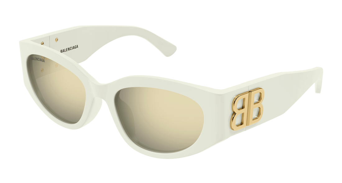 Gafas de sol balenciaga bb0324sk 009 marfil oval femenino talla 55mm - Vista principal