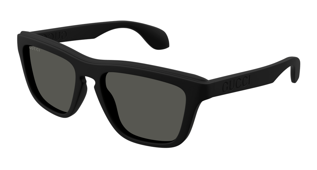 Sonnenbrillen gucci gg1571s 001 negro rectangular masculino größe 55mm - Hauptansicht
