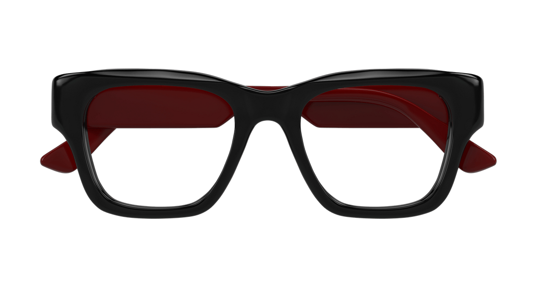 Occhiali da vista gucci gg1669o 010 negro rectangular / squared masculino taglia 52mm - Vista dettagliata