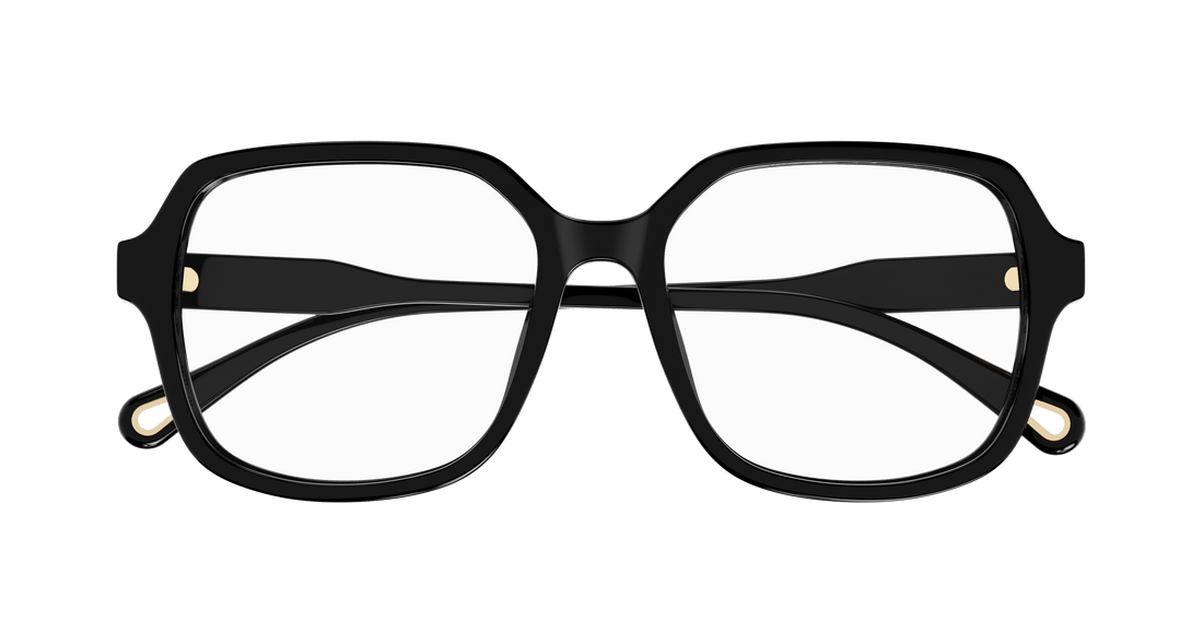 Brillen chloé ch0277oa 001 negro rectangular / squared femenino größe 53mm - Detailansicht