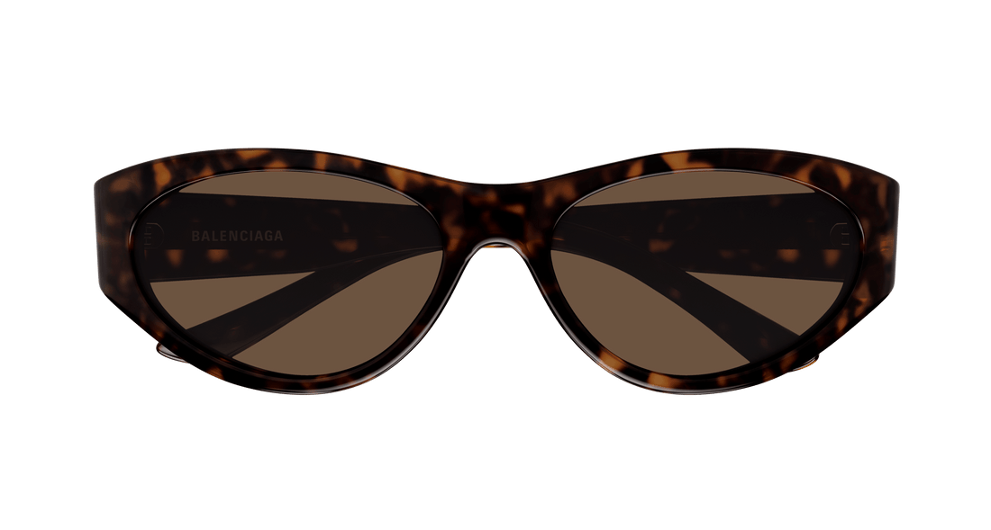 Gafas de sol balenciaga bb0367s 002 havana round/oval/panthos femenino talla 60mm - Vista de detalle