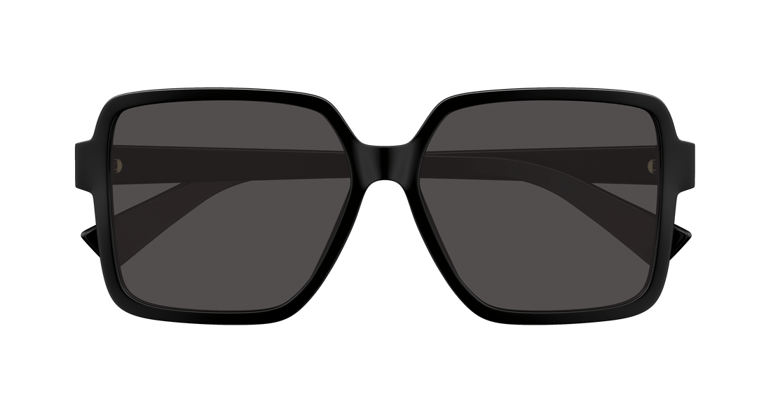 Occhiali da sole bottega veneta bv1317sk 001 negro rectangular / squared femenino taglia 59mm - Vista dettagliata