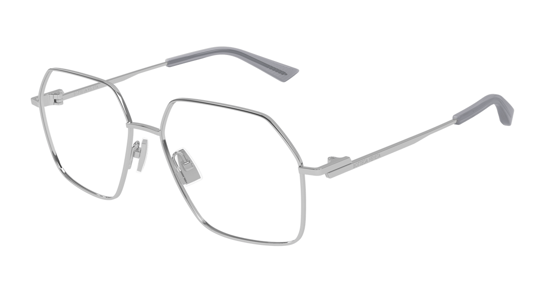 Occhiali da vista bottega veneta bv1332o 005 plateado rectangular / squared femenino taglia 55mm - Vista principale
