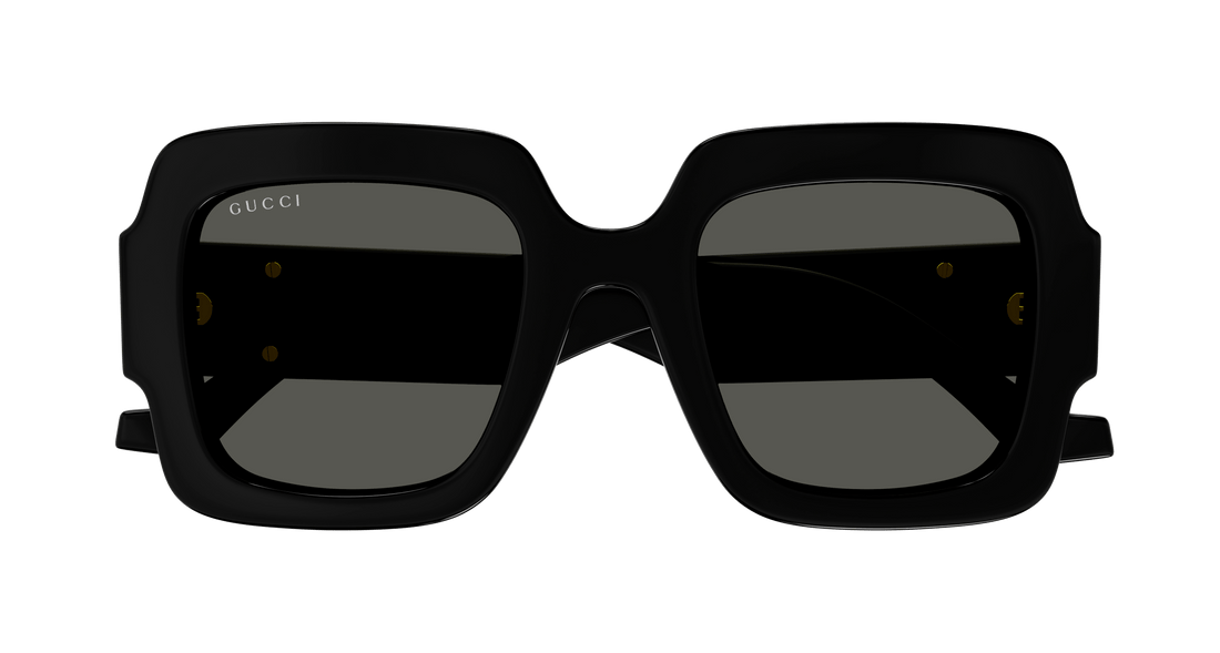 Sunglasses gucci gg1547s 001 negro square femenino size 50mm - Detailed view