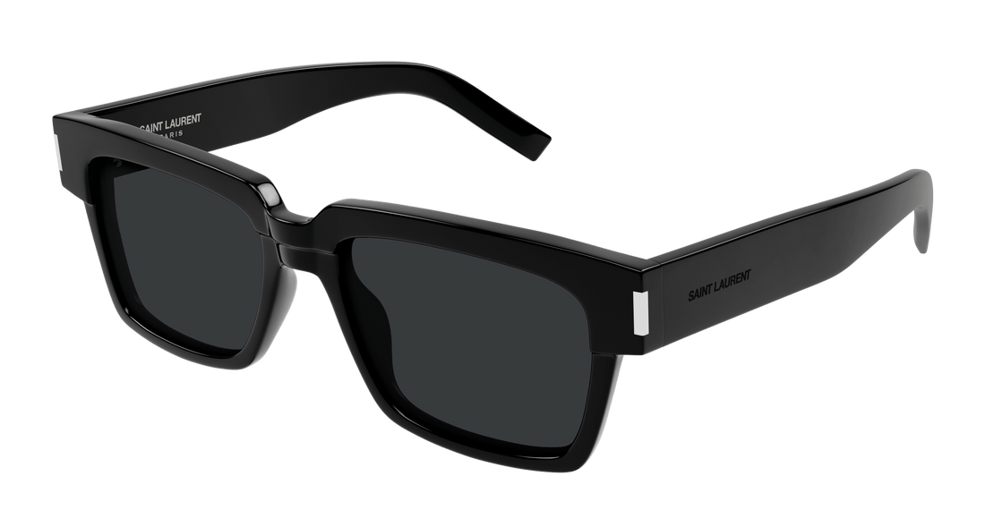Occhiali da sole saint laurent sl 732 vadim 001 negro rectangular / squared masculino taglia 54mm - Vista principale