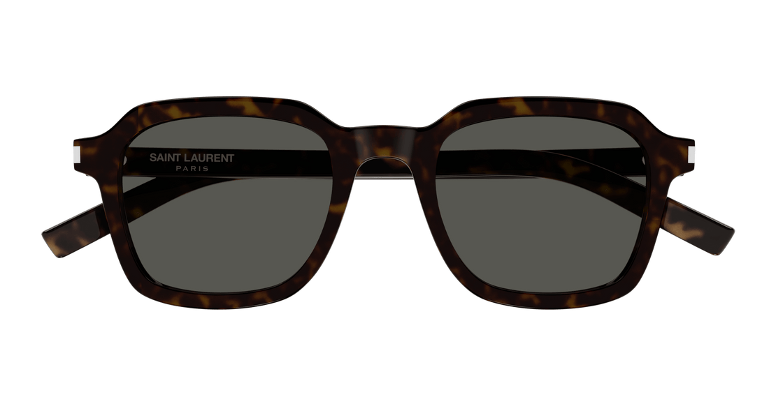 Occhiali da sole saint laurent sl 715 slim 002 havana rectangular / squared unisex taglia 49mm - Vista dettagliata