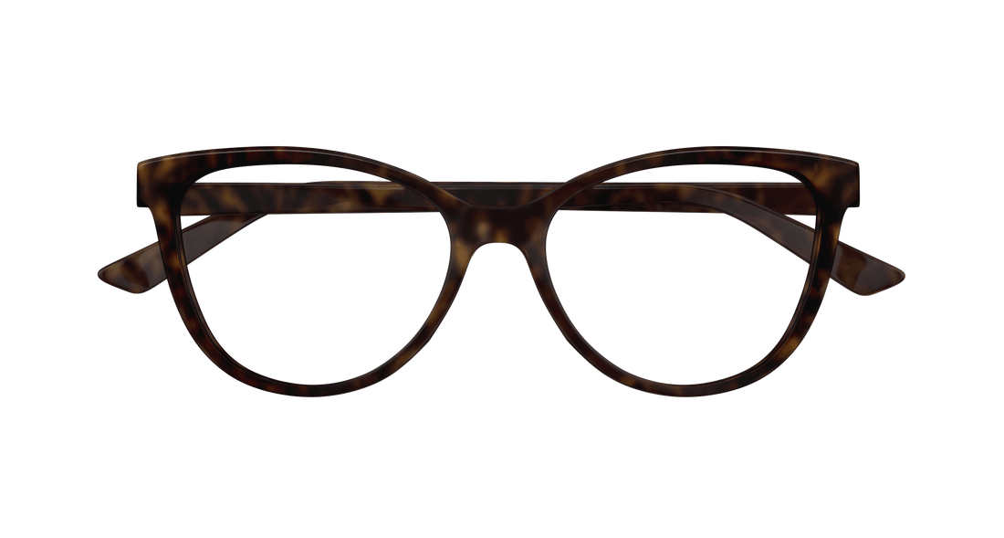 Occhiali da vista bottega veneta bv1313o 007 havana cat eye femenino taglia 55mm - Vista dettagliata