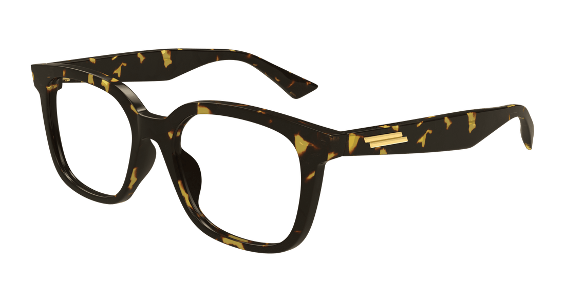 Glasögon bottega veneta bv1334oa 002 havana rectangular / squared unisex storlek 52mm - Huvudvy
