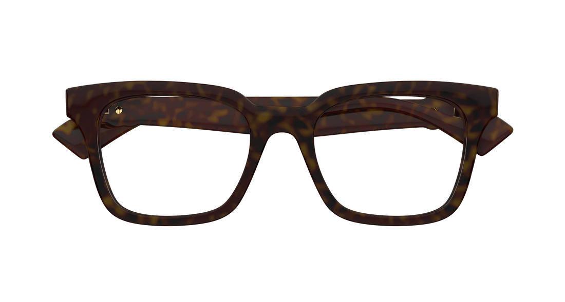 Occhiali da vista gucci gg1728o 002 havana rectangular / squared femenino taglia 51mm - Vista dettagliata