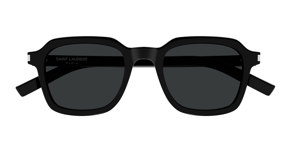 Occhiali da sole saint laurent sl 715 slim 001 negro rectangular / squared unisex taglia 49mm - Vista dettagliata