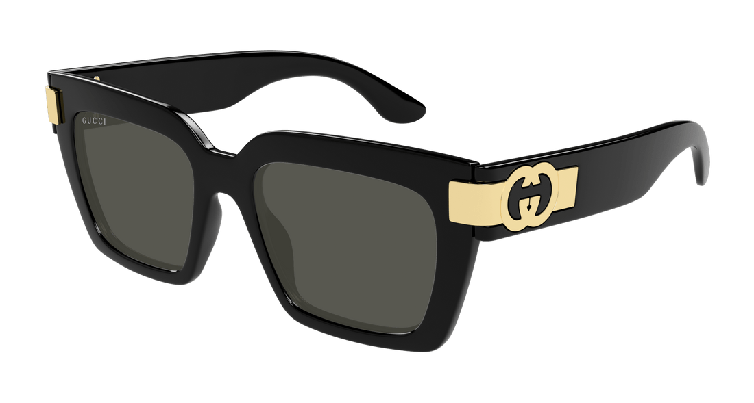 Occhiali da sole gucci gg1689s 001 negro cat eye femenino taglia 54mm - Vista principale