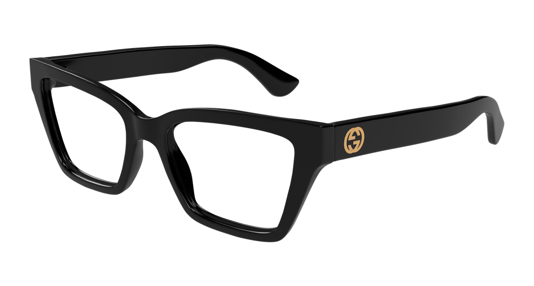 Occhiali da vista gucci gg1715o 001 negro cat eye femenino taglia 53mm - Vista principale
