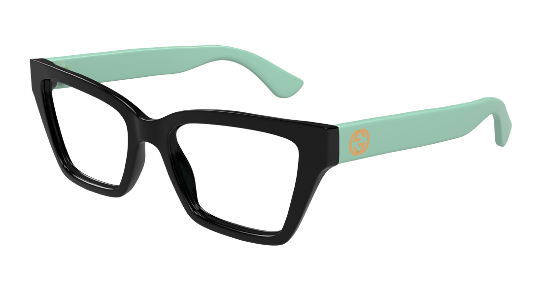 Brillen gucci gg1715o 004 negro cat eye femenino größe 53mm - Hauptansicht