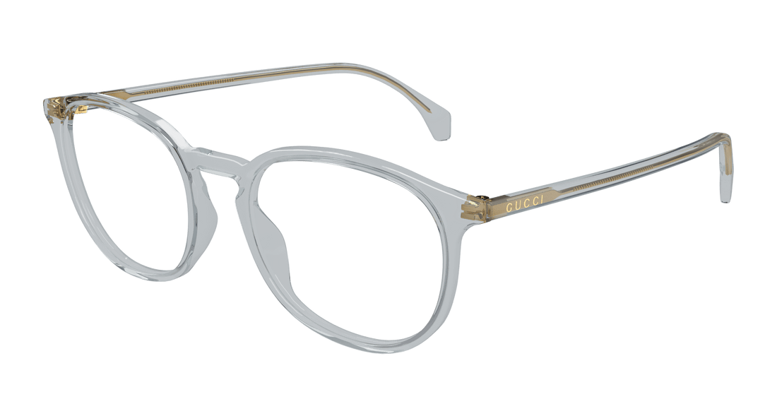Occhiali da vista gucci gg0551o 018 gris round/oval/panthos masculino taglia 55mm - Vista principale