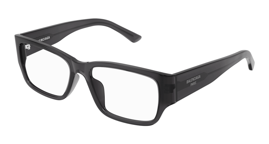 Gafas graduadas balenciaga bb0373ok 004 gris rectangular / squared masculino talla 55mm - Vista principal
