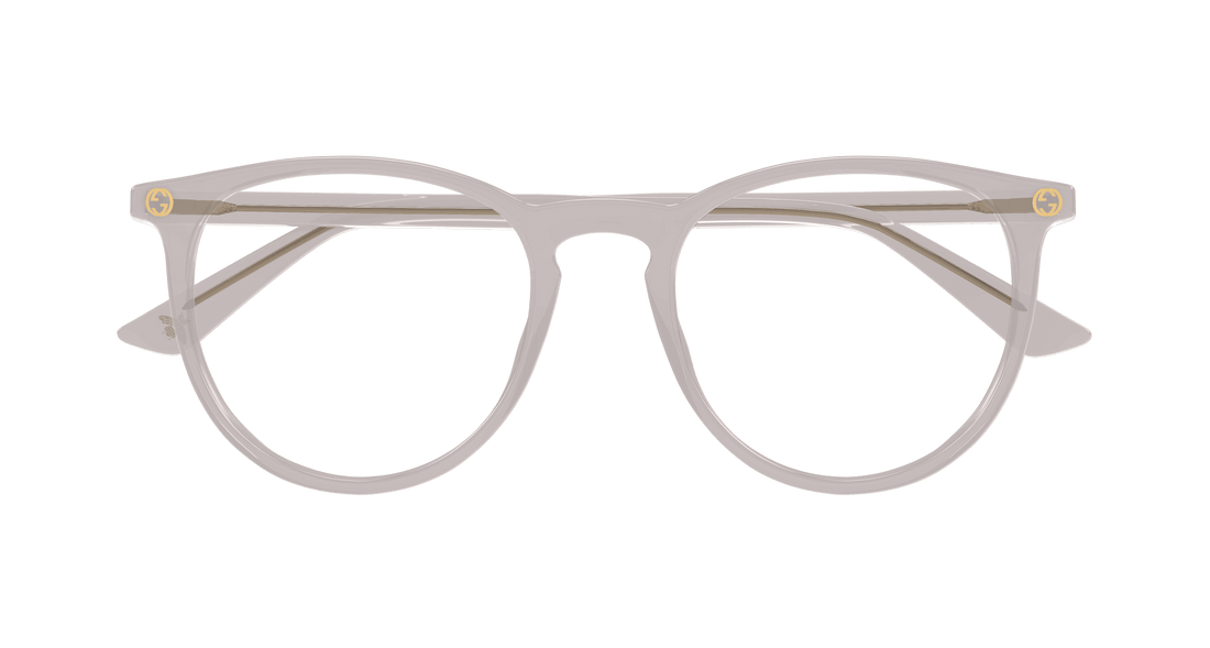 Occhiali da vista gucci gg0027o 011 gris round/oval/panthos femenino taglia 50mm - Vista dettagliata