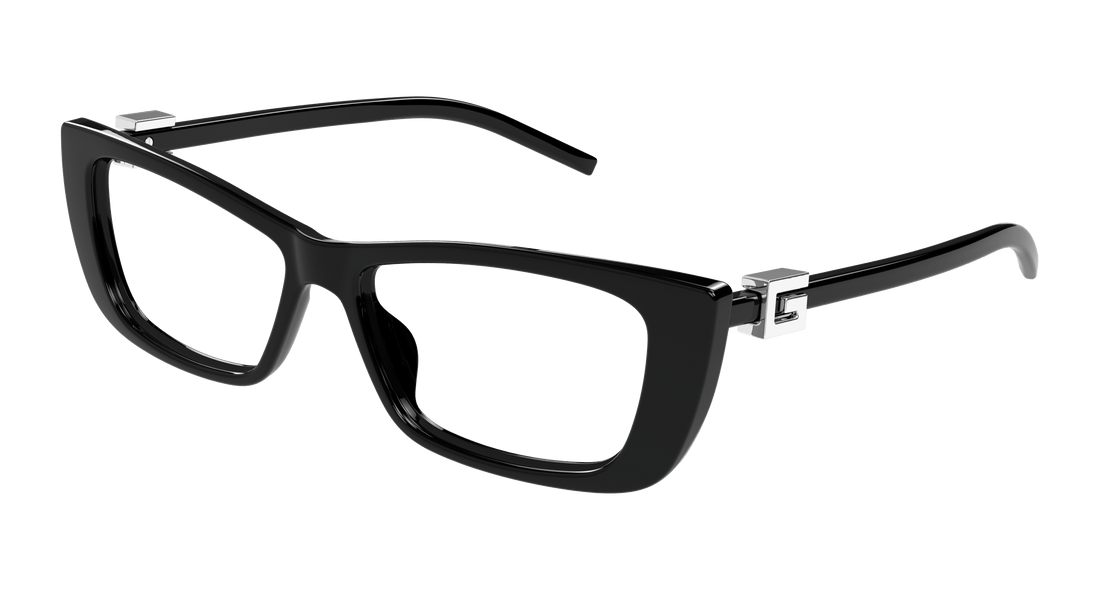 Brillen gucci gg1682o 001 negro cat eye femenino größe 53mm - Hauptansicht