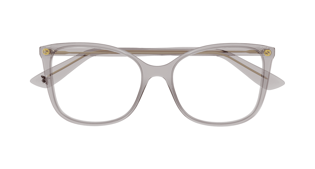 Occhiali da vista gucci gg0026o 018 gris cat eye femenino taglia 53mm - Vista dettagliata