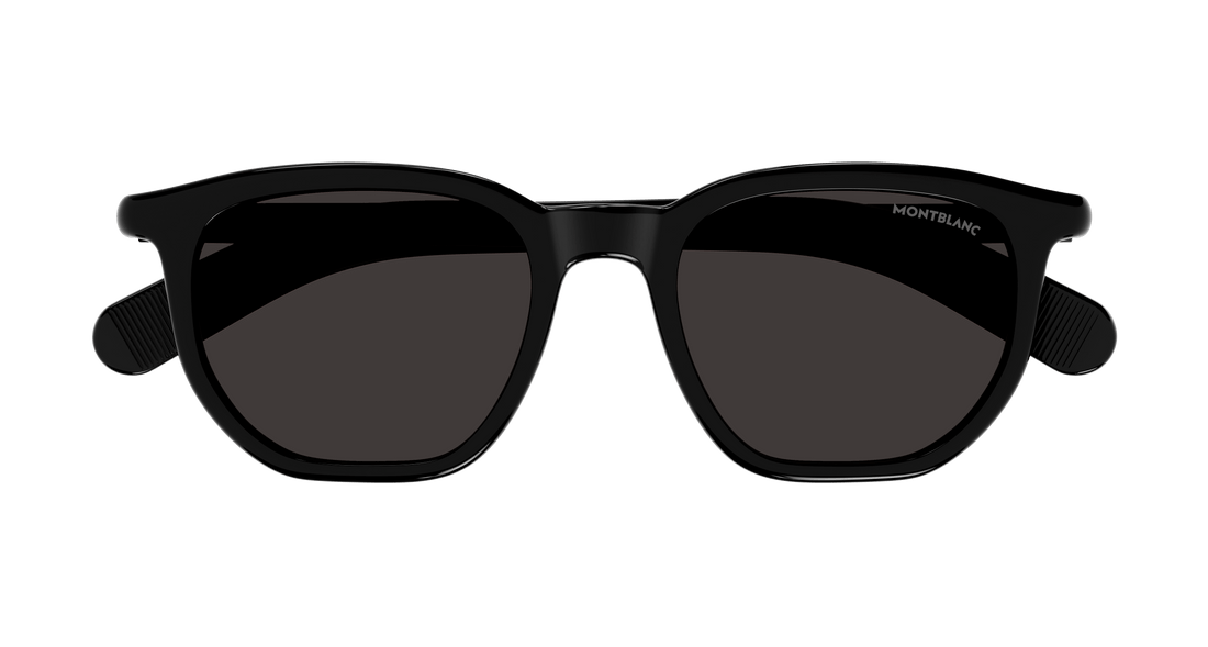 Occhiali da sole montblanc mb0352s 001 negro rectangular / squared masculino taglia 50mm - Vista dettagliata