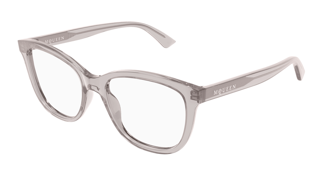 Gafas graduadas alexander mcqueen am0487o 003 gris cat eye femenino talla 54mm - Vista principal