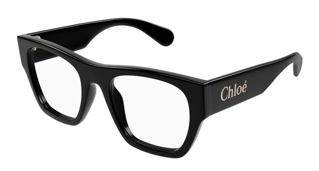 Óculos graduados chloé ch0250o 001 femenino tamanho 52mm - Vista principal