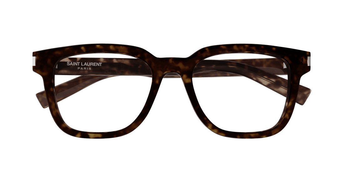 Brillen saint laurent sl 711 opt 002 havana rectangular / squared masculino größe 52mm - Detailansicht